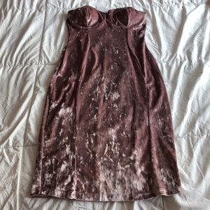 Velvet strapless - Windsor bodycon dress